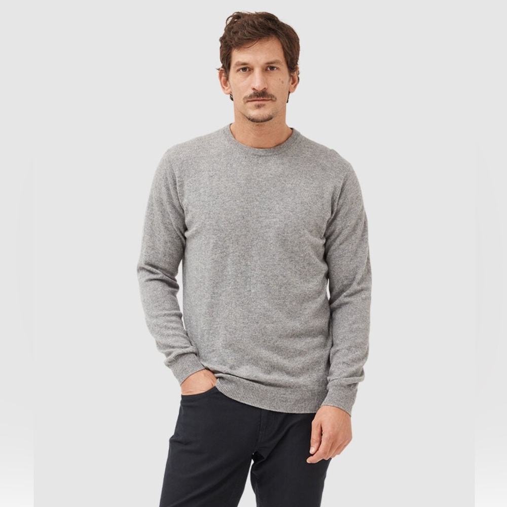 Rodd & Gunn || Merino Wool Crewneck‎ Sweater Gray XL